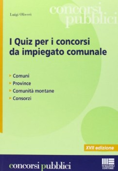 quiz per i concorsi da impiegato comunale