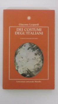 dei costumi degli italiani