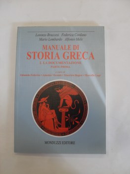 manuale di storia greca 2 la documentazione parte prima