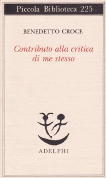 contributo alla critica di me stesso