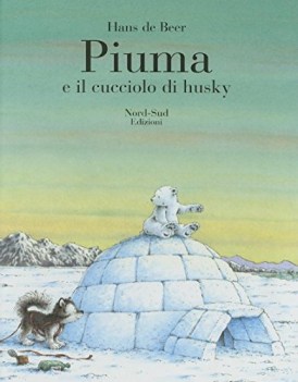 piuma e il cucciolo di husky