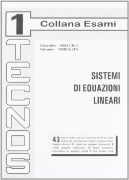 sistemi di equazioni lineari esercizi