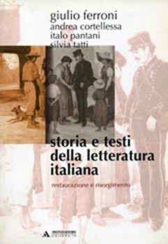 storia e testi della letteratura italiana vol 7