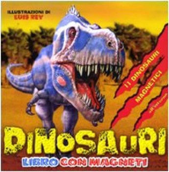 dinosauri libro con magneti