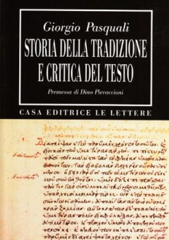 storia della traduzione e critica del testo