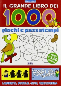 grande libro dei 1000 giochi e passatempi