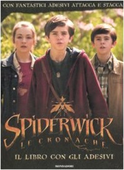 spiderwick cronache libro con adesivi