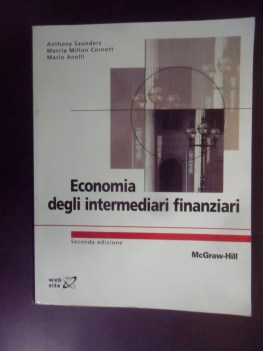 Economia degli intermediari finanziari. seconda edizione