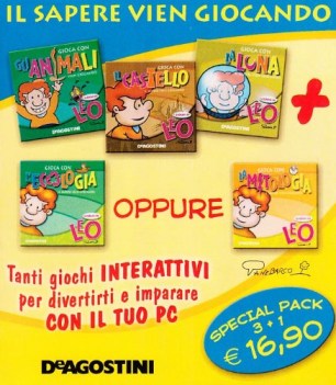 giochi di leo 3+1 cd special pack