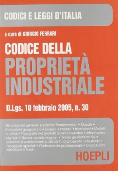 codice della propriet industriale