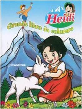 heidi grande libro da colorare