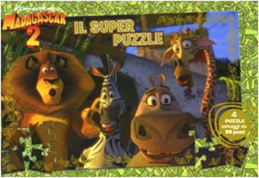 madagascar 2 libro puzzle