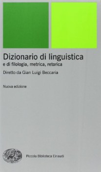 dizionario di linguistica