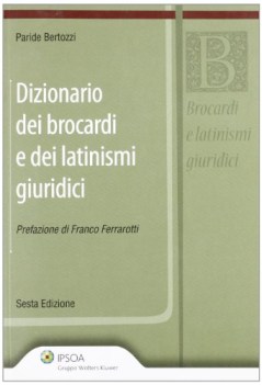 dizionario dei brocardi e dei latinismi giuridici