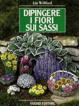 dipingere i fiori sui sassi