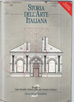 storia dell\'arte italiana 2 VE