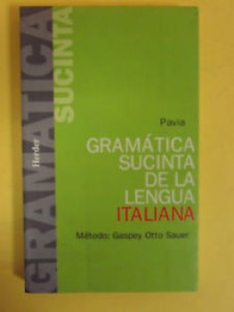 gramtica sucinta de la lengua italiana