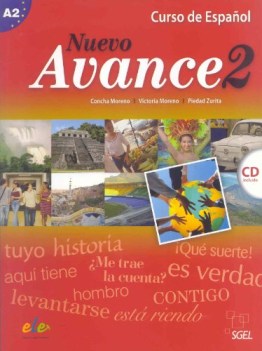 nuevo avance 2 libro+cd