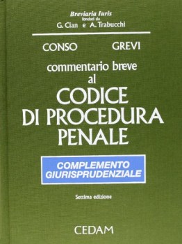 commentario breve al codice di procedura penale (7ediz)