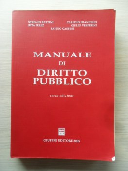 Manuale di diritto pubblico 3ed.