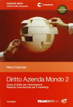 diritto azienda mondo 2 set  - edizione mista