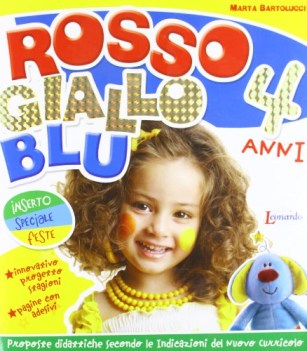 rosso giallo blu 4 anni