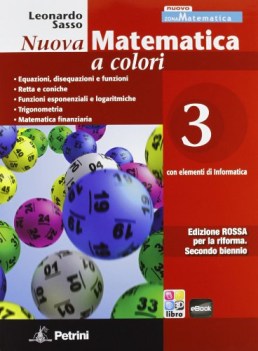 nuova matematica a colori rossa 3 +eb matematica it e ip