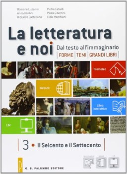 letteratura e noi 3-4    VEDI 9788860176844