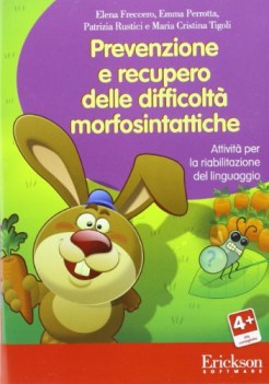 Prevenzione e recupero delle difficolt morfosintattiche (CD-ROM)