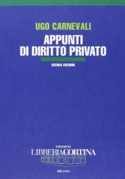 appunti di diritto privato 10ed