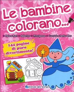 bambine colorano