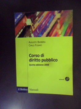 corso di diritto pubblico quinta edizione 2008