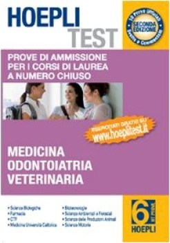 hoeplitest 6 medicina Prove odontoiatria, veterinaria, sci biol, farmacia, biot