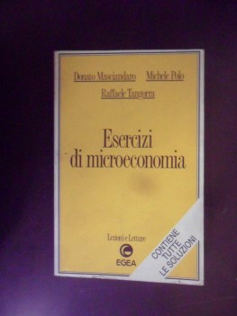 esercizi di microeconomia