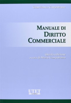 manuale di diritto commerciale 5a edizione