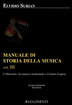 manuale di storia della musica vol 3