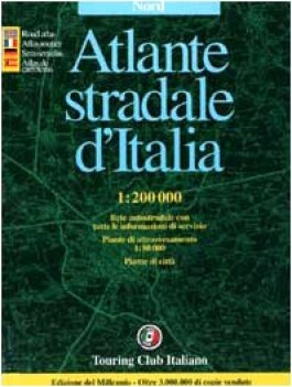 atlante stradale d\'italia. nord