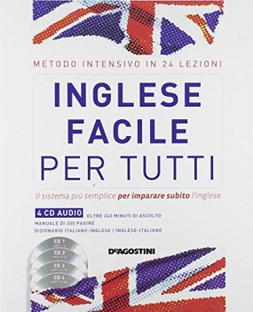 inglese facile per tutti + 4 cdaudio