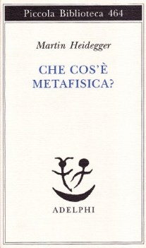 che cos\' la metafisica?