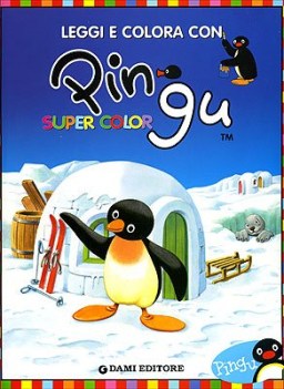 leggi e colora con pingu super color