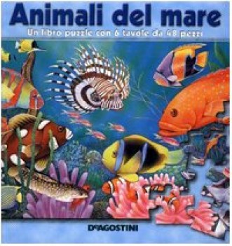 animali del mare (libro puzzle)