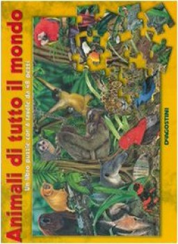 animali di tutto il mondo (libro puzzle)