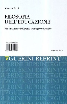 filosofia dell\'educazione