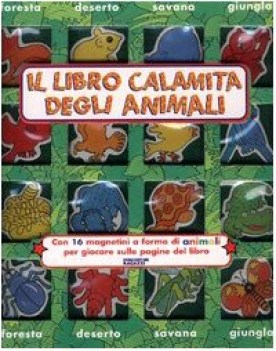 libro calamita degli animali+16 magneti