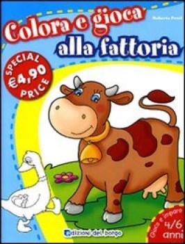 colora e gioca alla fattoria