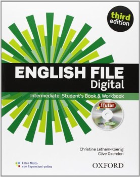 english file digital interm. 3rd. pack with key