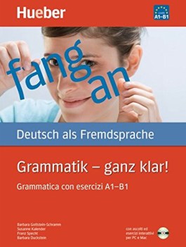 grammatik - ganz klar! +cd tedesco, grammatica