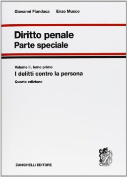 diritto penale parte speciale 2 tomo 1 (4ed.)