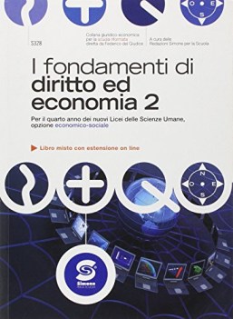 fondamenti di diritto e econ. 2 x 4 (328 diritto,economia,finanze