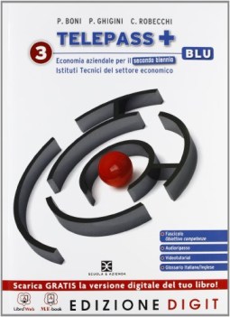 telepass+ ed.blu 3 +eb diritto,economia,finanze